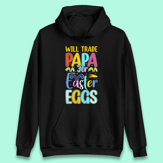 Papa For Easter Eggs Unisex Hoodie