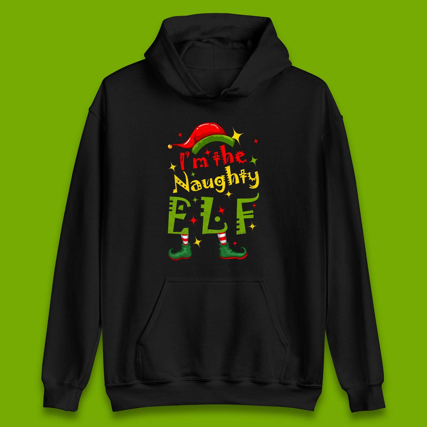 naughty elf hoodie