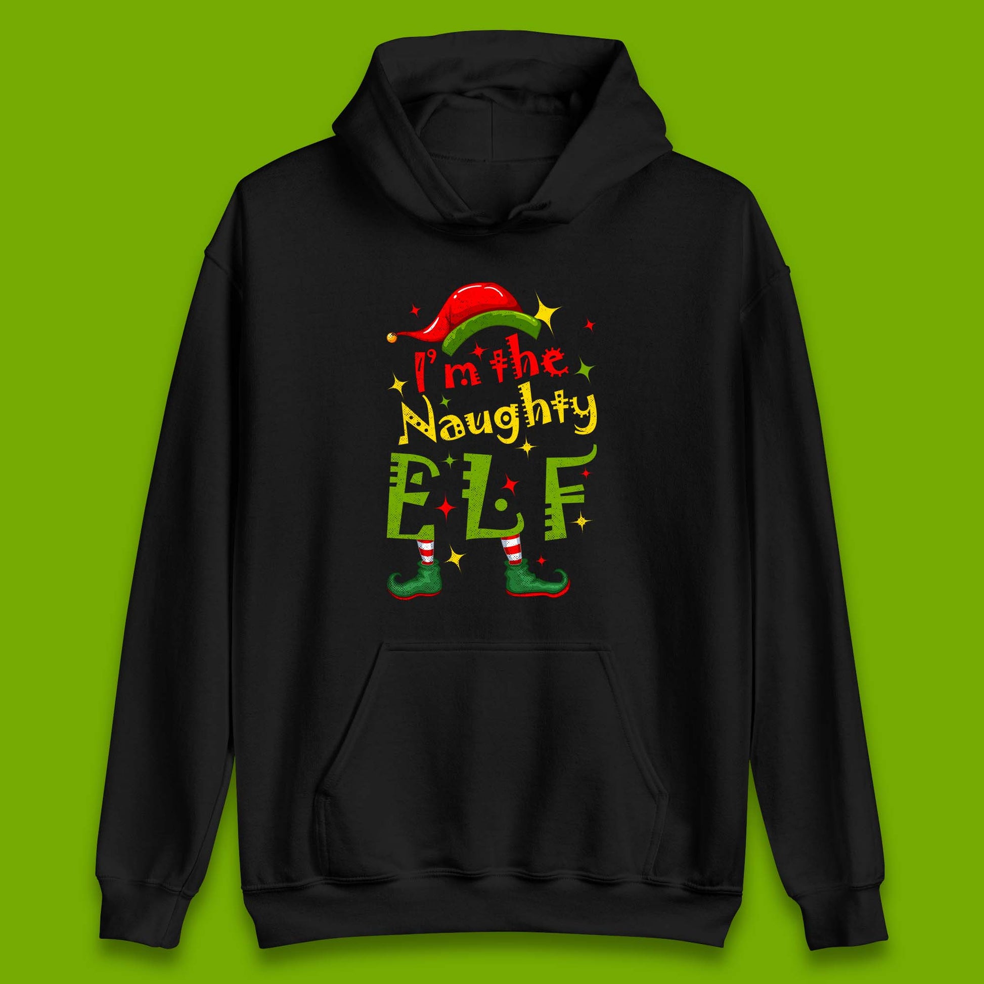 naughty elf hoodie