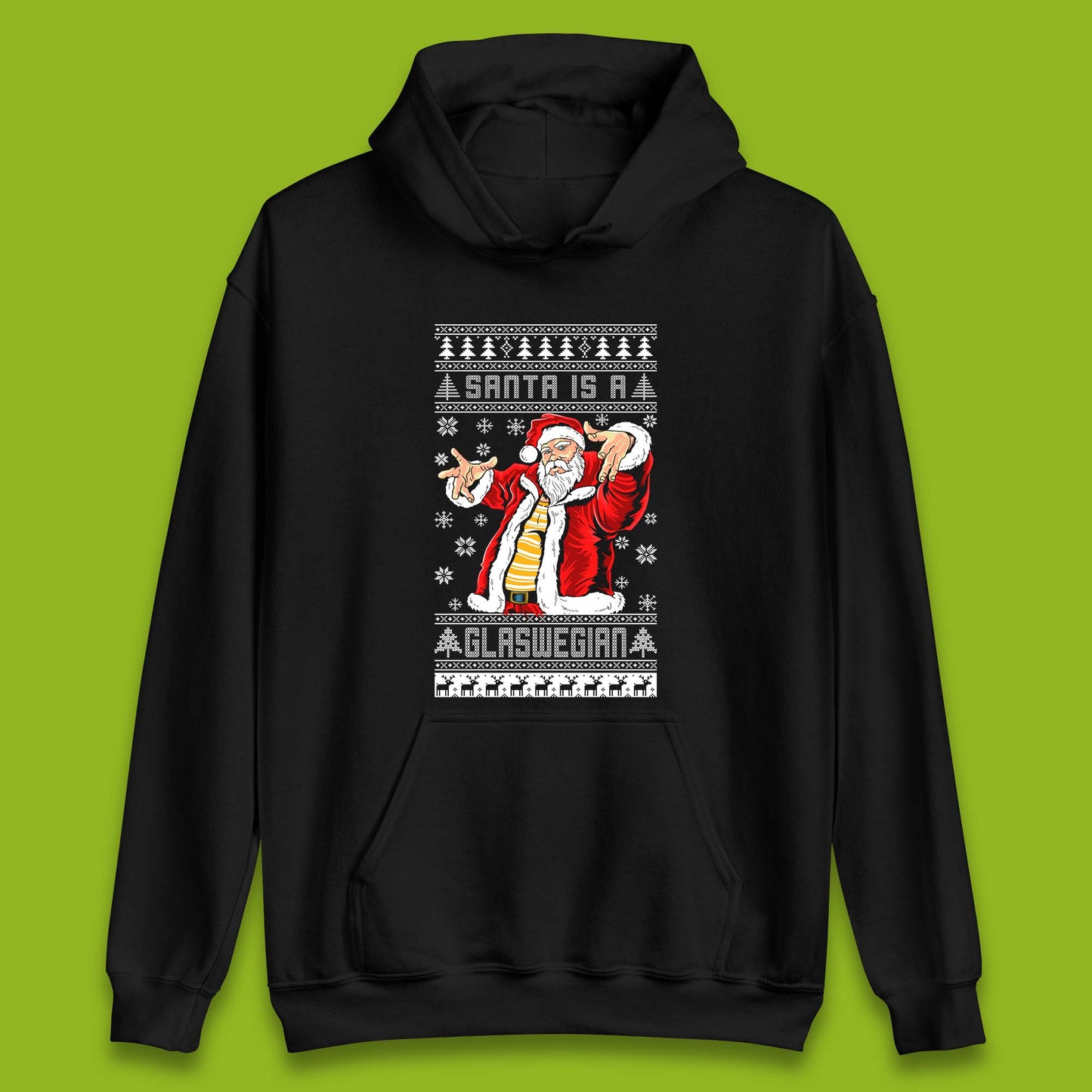 Santa Is A Glaswegian Christmas Unisex Hoodie
