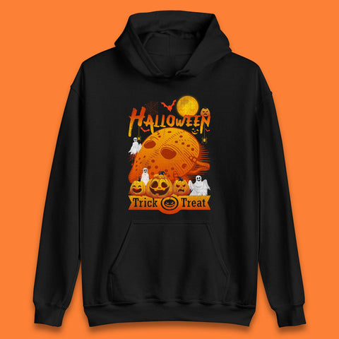Happy Halloween Jason Voorhees Face Mask Halloween Friday The 13th Horror Movie Halloween Pumpkins Unisex Hoodie