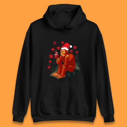 christmas bigfoot hoodie