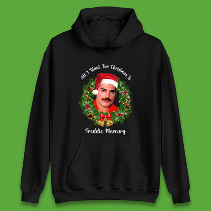Freddie Mercury Christmas Unisex Hoodie