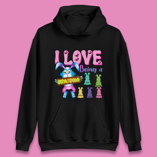 Personalised I Love Being A Grandma Unisex Hoodie