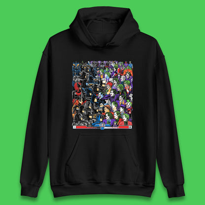 Bats VS Clowns DC Comics Batmans VS Joker Clowns Fighting Spoof Supervillain Comic Book Character Unisex Hoodie