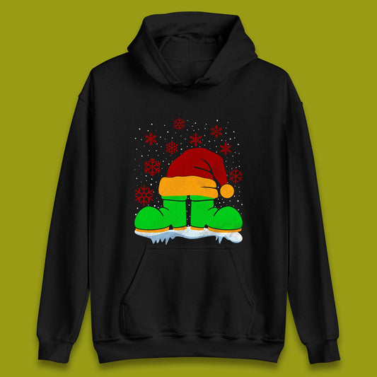 Santa Shoe Christmas Unisex Hoodie