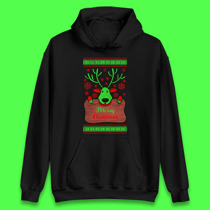 merry christmas reindeer hoodie