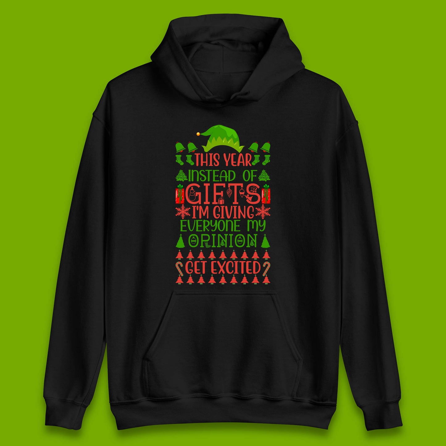 christmas elf hoodie