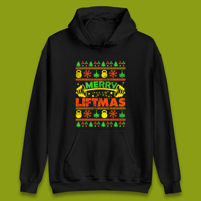 Merry Liftmas Christmas Unisex Hoodie