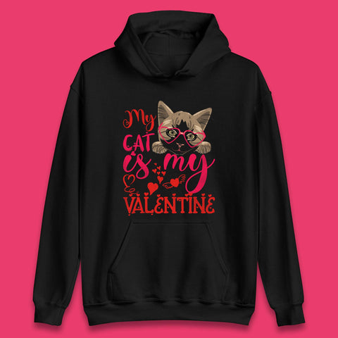 Cat Valentines Day Hoodie