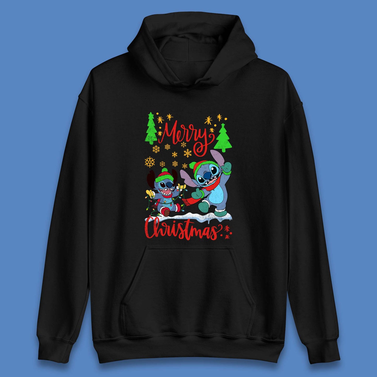 Stitch Squad Christmas Unisex Hoodie