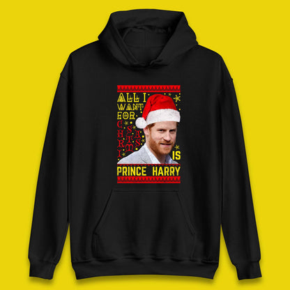Prince Harry Christmas Unisex Hoodie