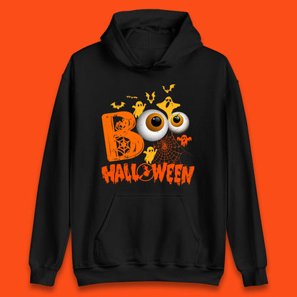 Halloween Spooky Boo Eye Balls Funny Halloween Boo Ghost Spooky Season Unisex Hoodie