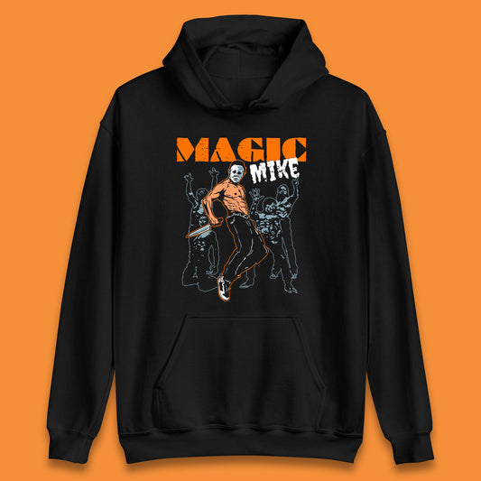 Magic Mike Halloween Michael Myers Horror Movie Vintage Retro Horror Night Movie Unisex Hoodie