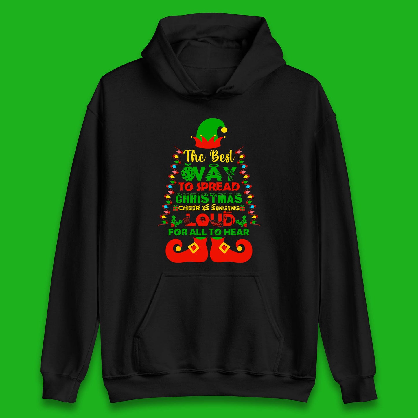 elf christmas quote hoodie