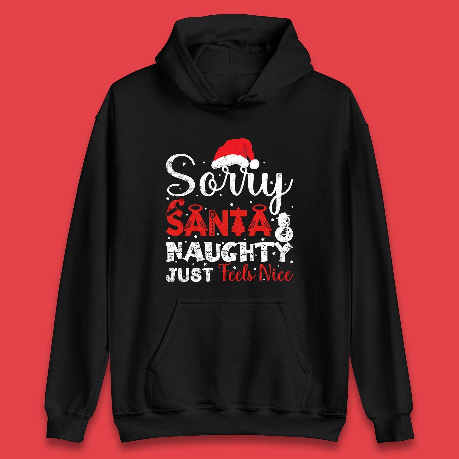 santa naughty christmas hoodie