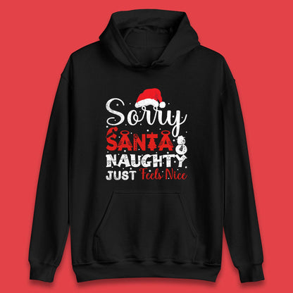 santa naughty christmas hoodie