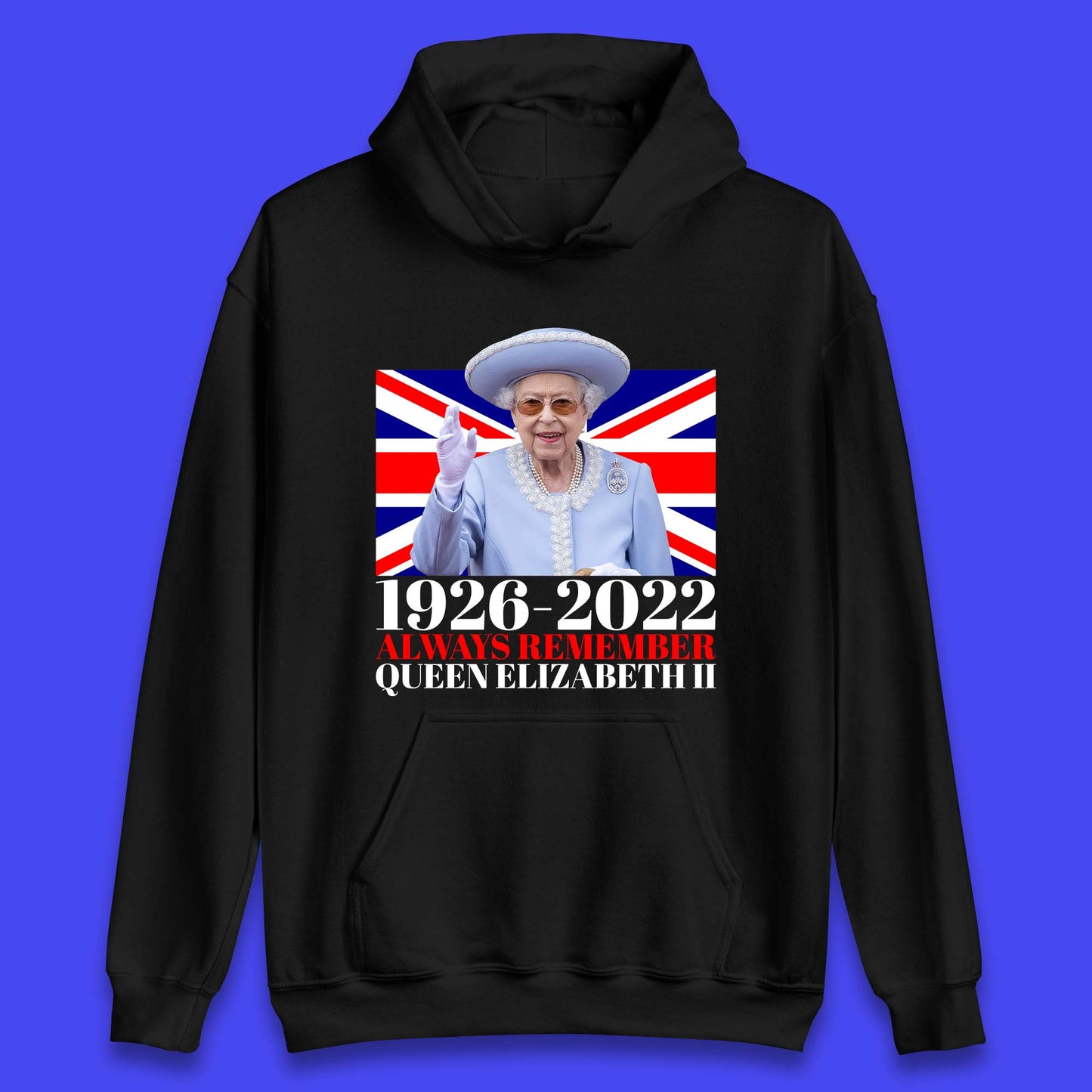 1926-2022 Queen Elizabeth II Unisex Hoodie