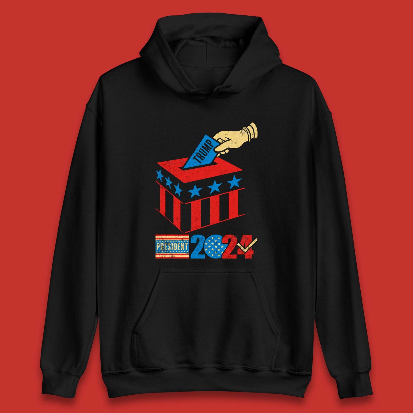 Trump President 2024 Donald Trump Campaign Vote For Trump Take America Back Unisex Hoodie