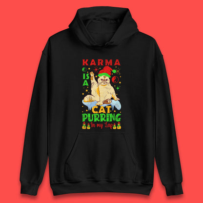 Christmas Karma Is A Cat Unisex Hoodie