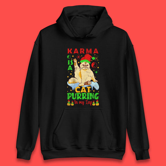 Christmas Karma Is A Cat Unisex Hoodie