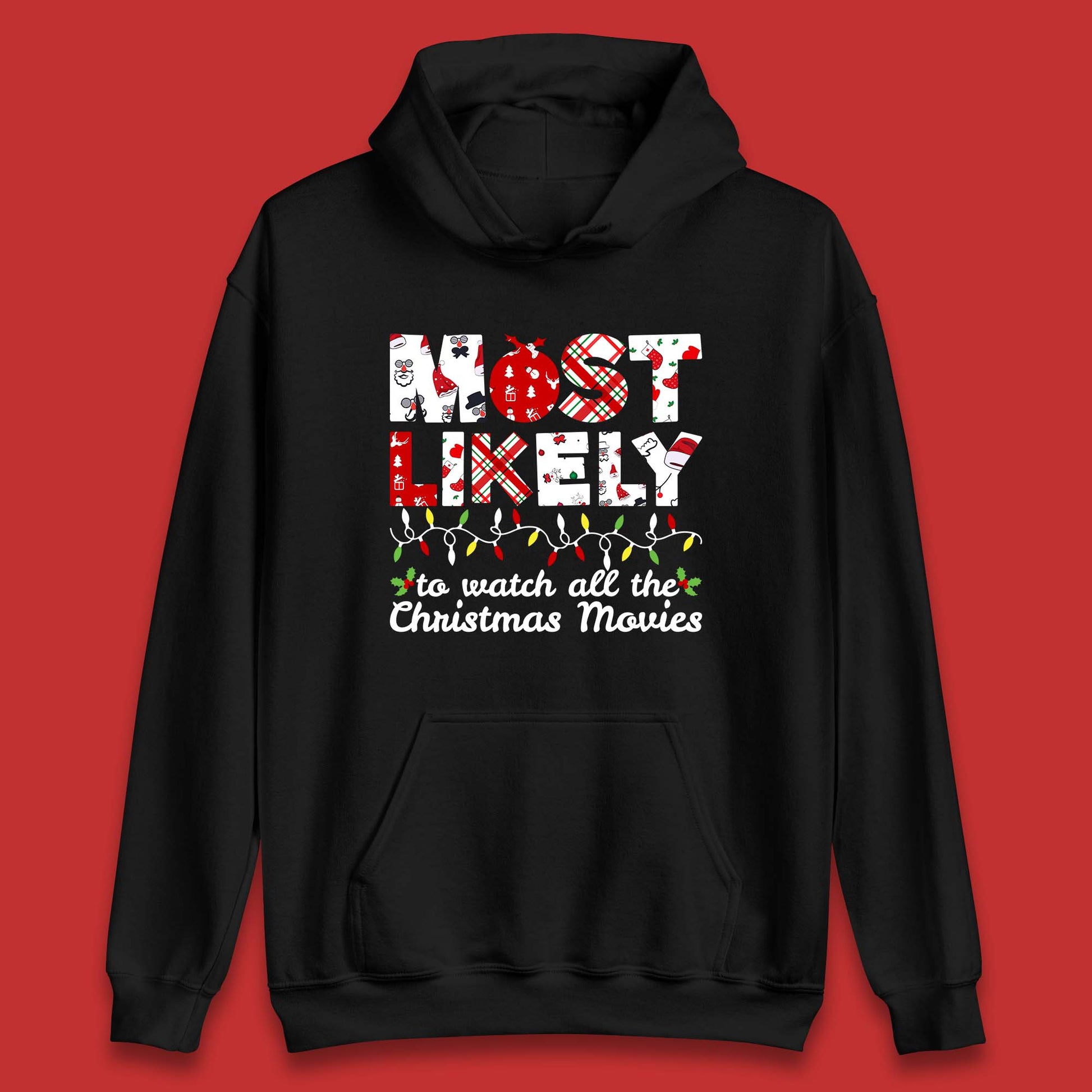 most likely christmas hoodie