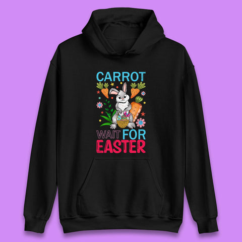 Carrot Wait For Easter Unisex Hoodie