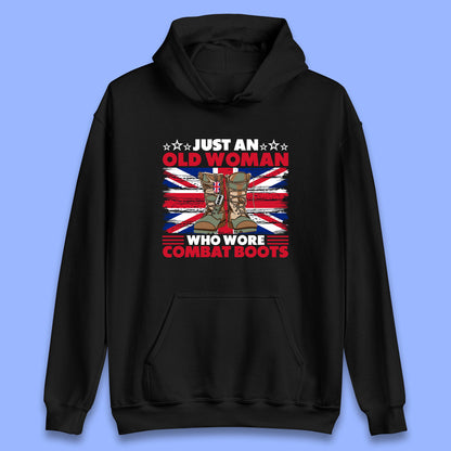 Personalised Just An Old Woman Unisex Hoodie