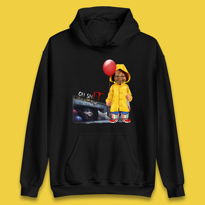 Oh Shit Pennywise Chucky Clown Spoof Halloween IT Pennywise Clown Horror Movie Character Unisex Hoodies