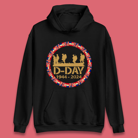 D-Day 1944-2024 Unisex Hoodie