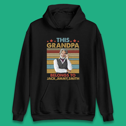 Personalised This Grandpa Belongs To Unisex Hoodie