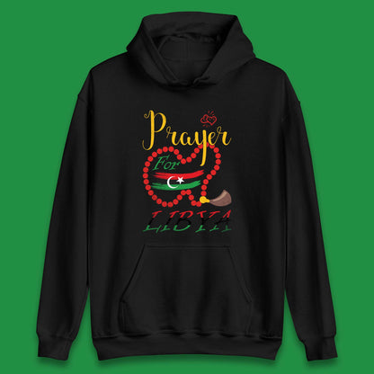 Prayer For Libya Help Libya Flood Solidarity Stand With Libya Unisex Hoodie