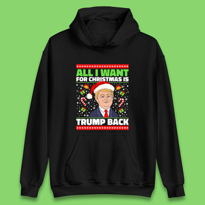 Trump Back Christmas Unisex Hoodie
