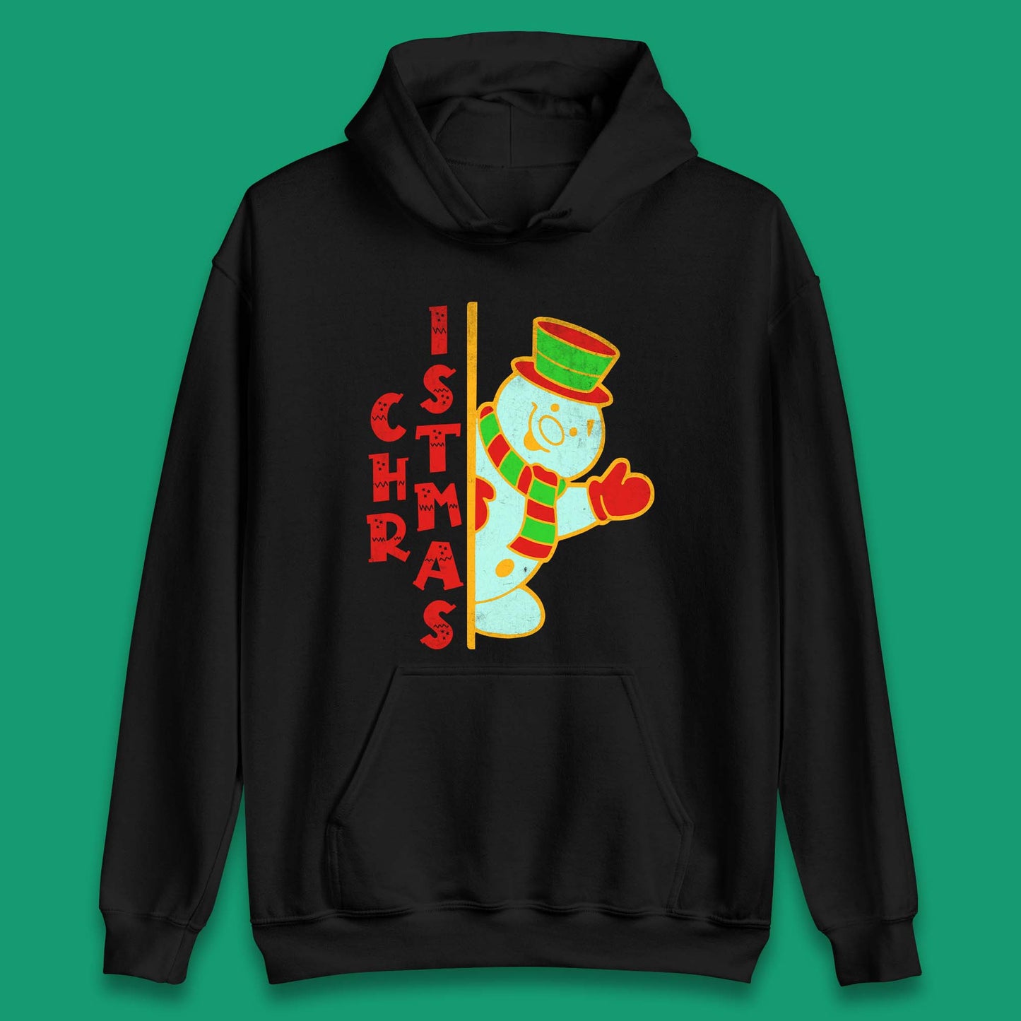 Christmas Snowman Unisex Hoodie
