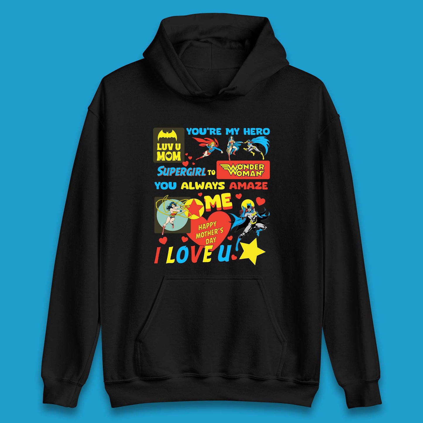 Superhero Mother's Day Hoodie UK