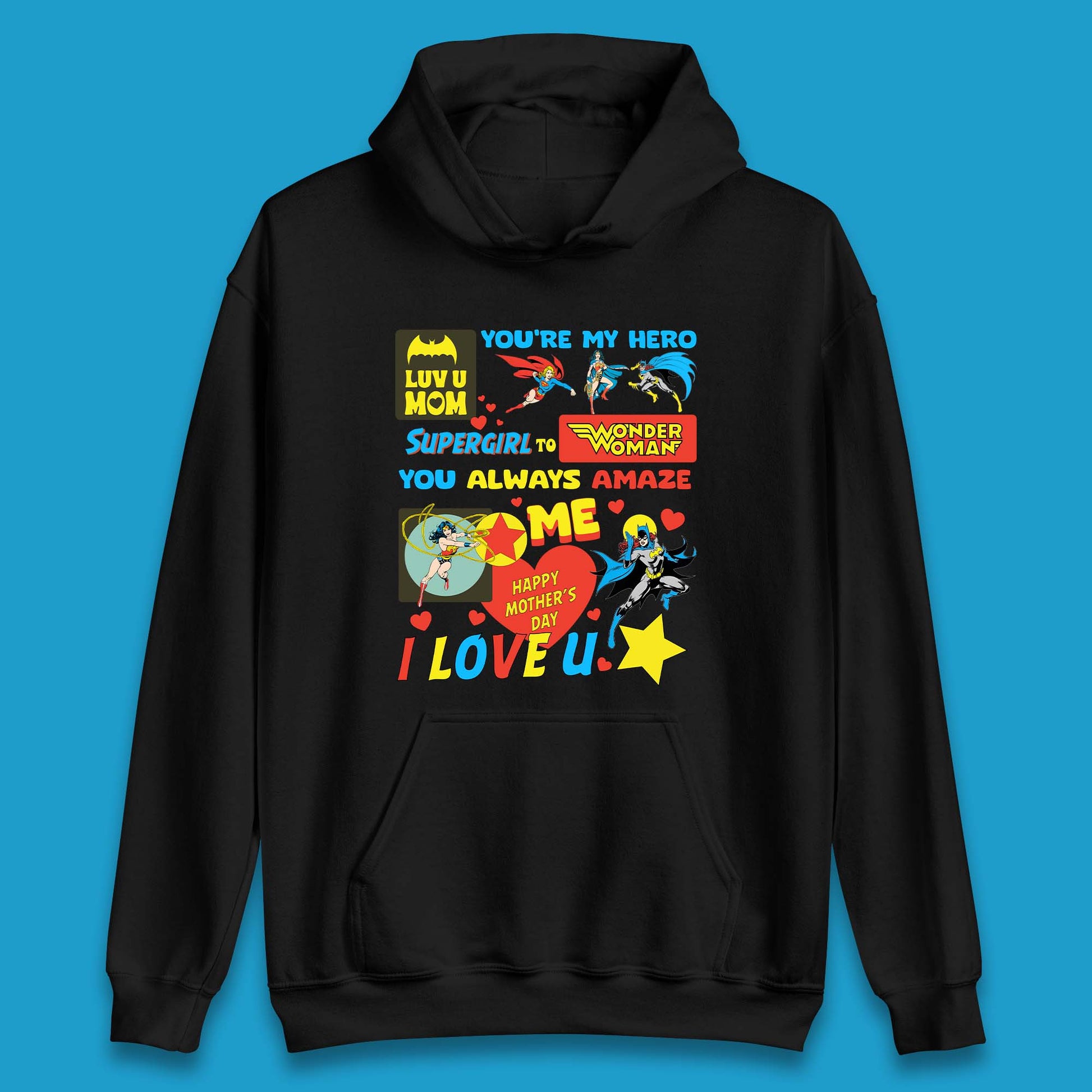 Superhero Mother's Day Hoodie UK