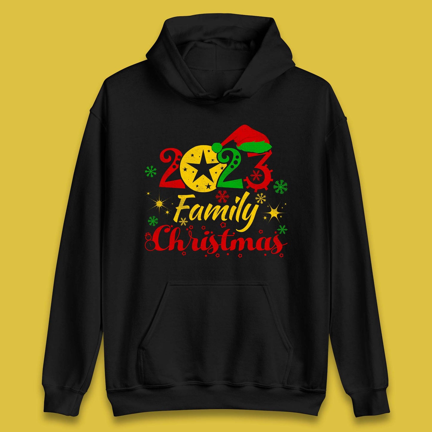 Family Christmas 2023 Christmas Matching Family Costume Xmas Unisex Hoodie