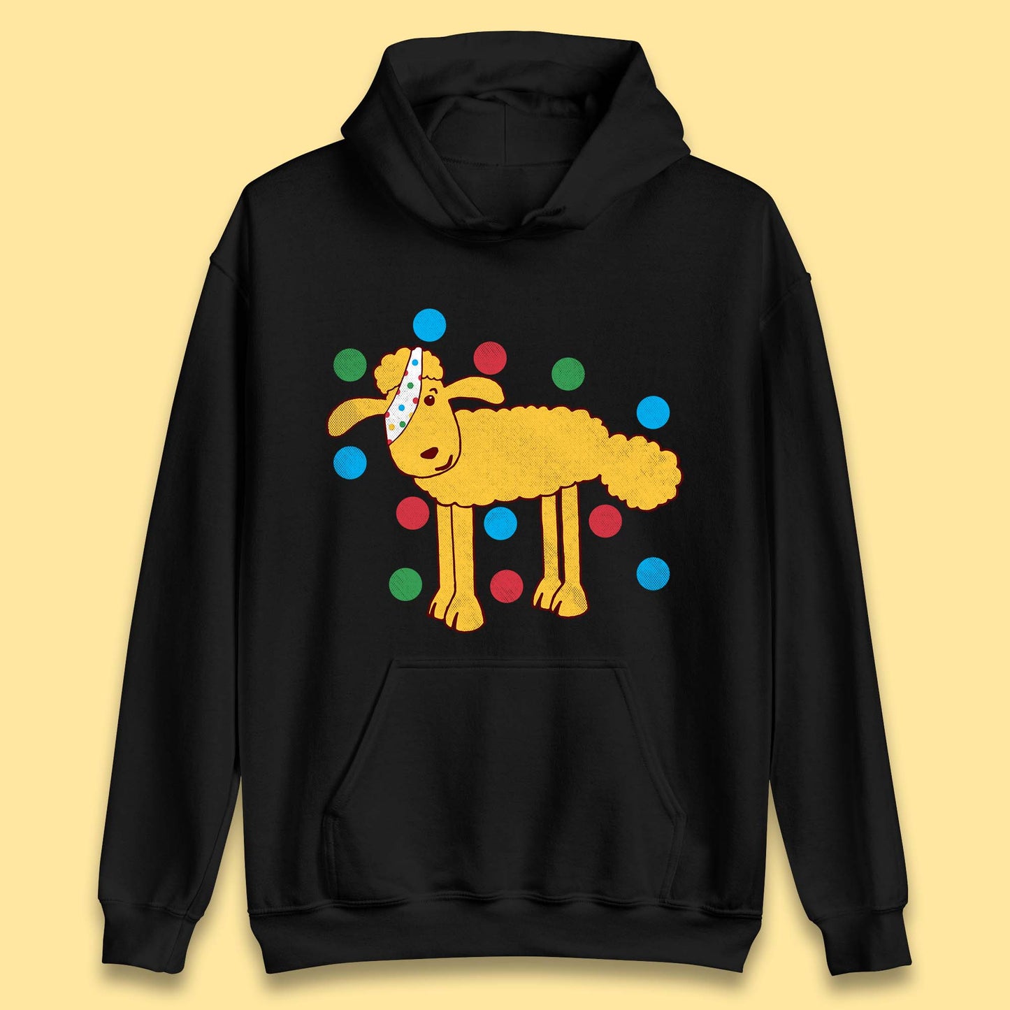 Spotty Pudsey Sheep Children In Need Dotty Spot Charity Raising Pudsey Sheep Unisex Hoodie