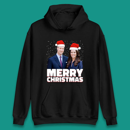 Prince William & Kate Merry Christmas Unisex Hoodie