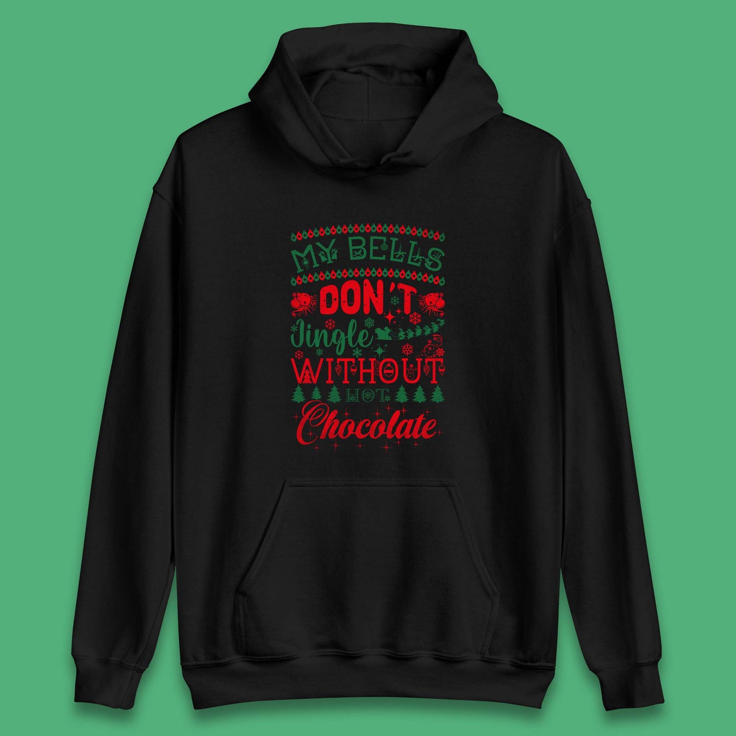 funny christmas chocolate hoodie