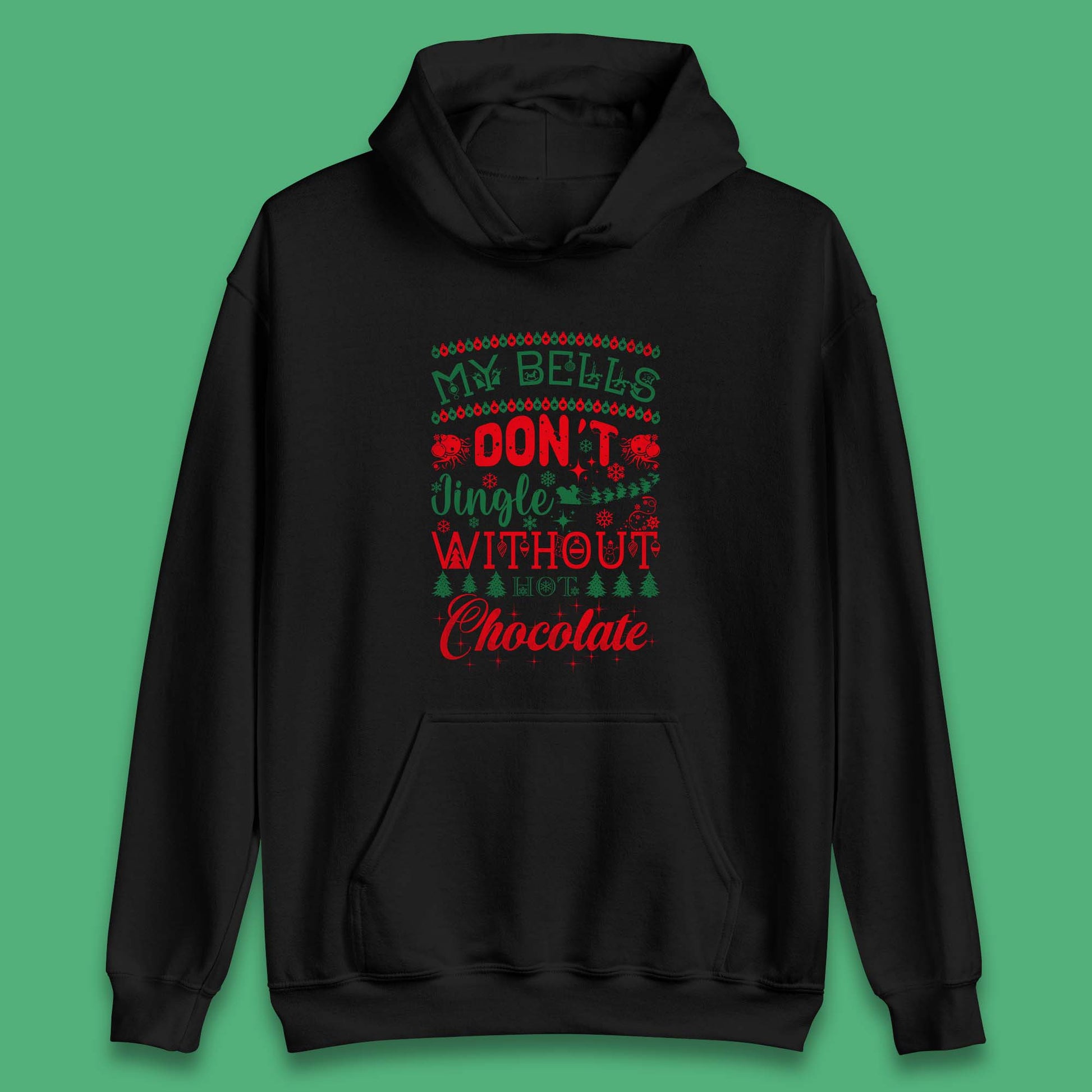 funny christmas chocolate hoodie