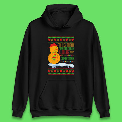 snowman christmas hoodie