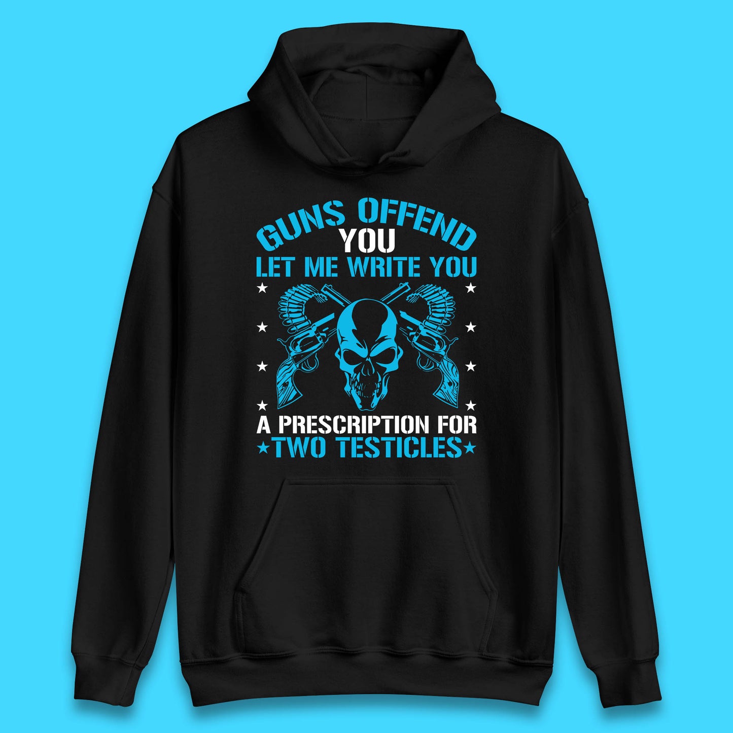 2nd Amendment Guns Offend You Let Me Write You Unisex Hoodie