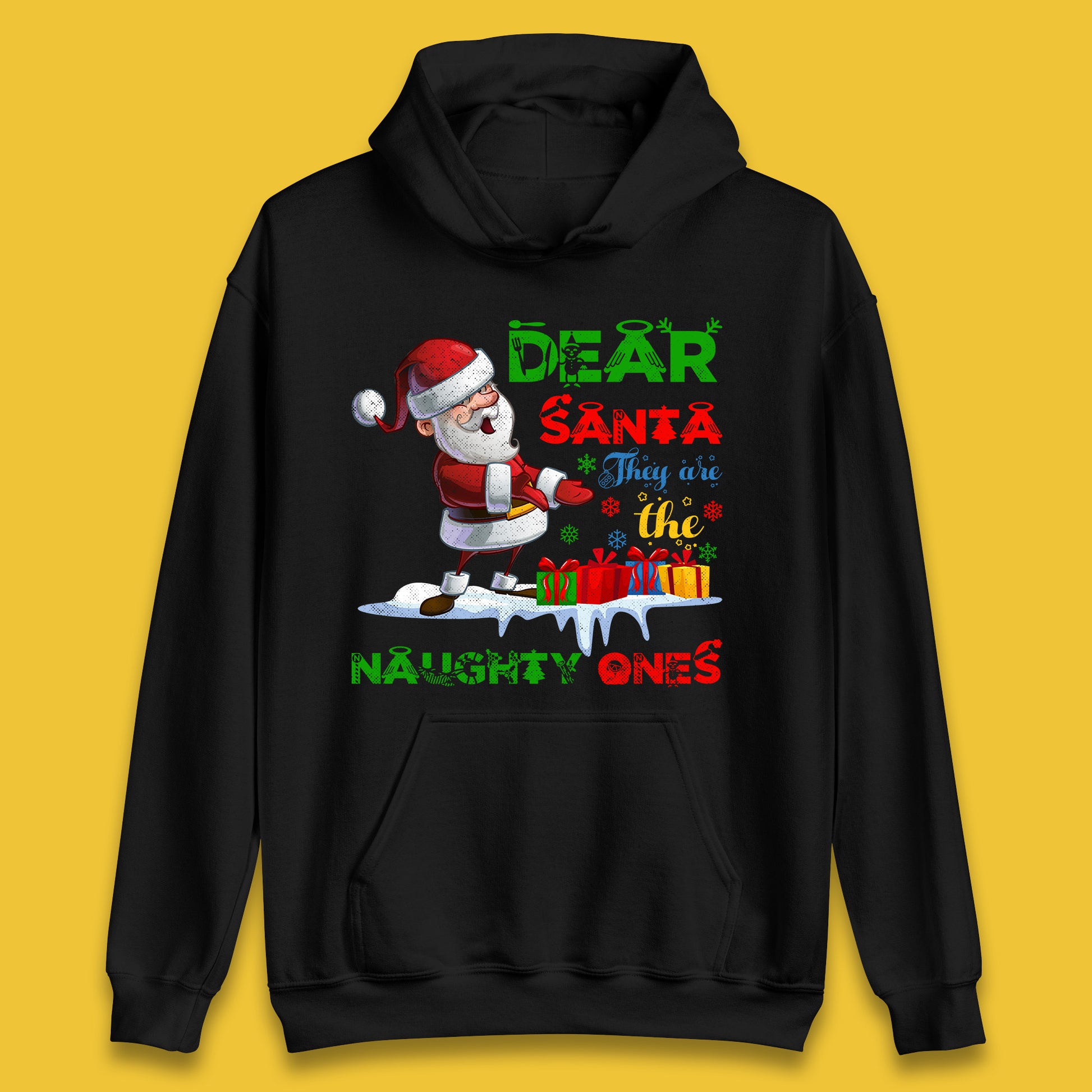 dear santa hoodie