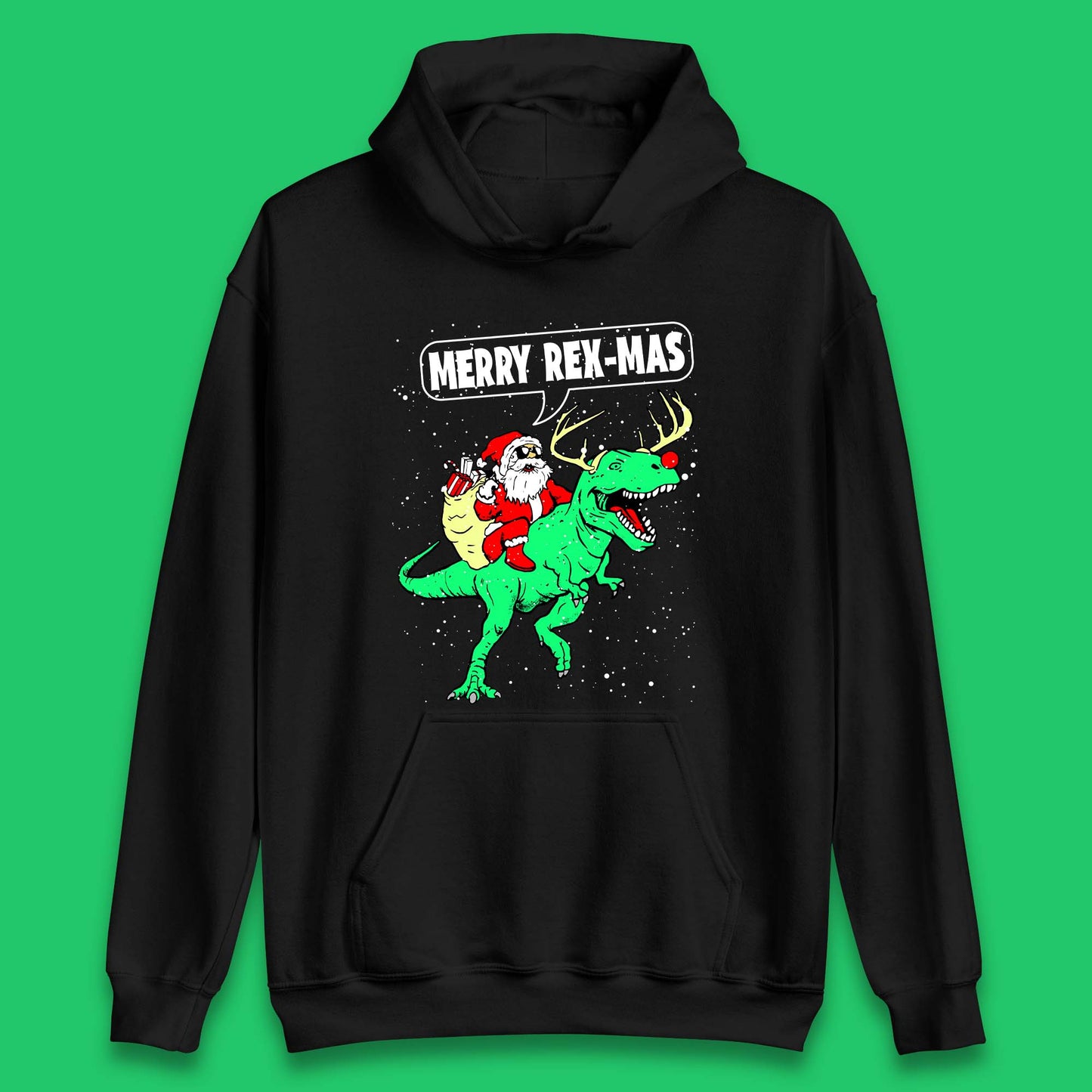 Merry Rex-Mas Christmas Unisex Hoodie