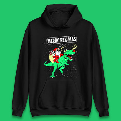 Merry Rex-Mas Christmas Unisex Hoodie