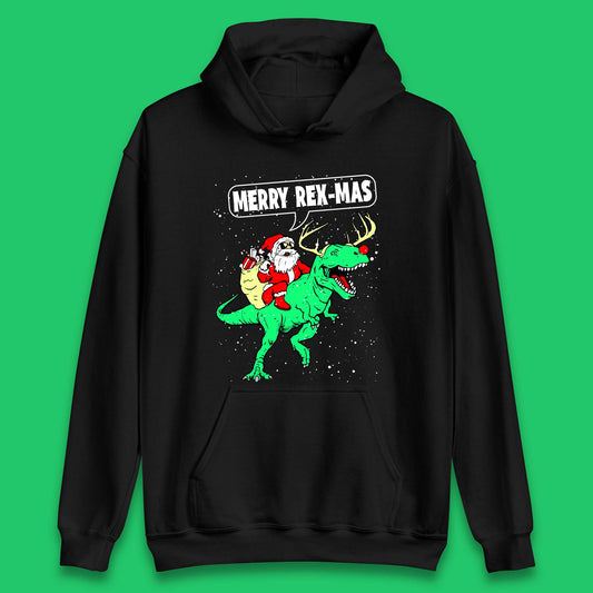 Merry Rex-Mas Christmas Unisex Hoodie