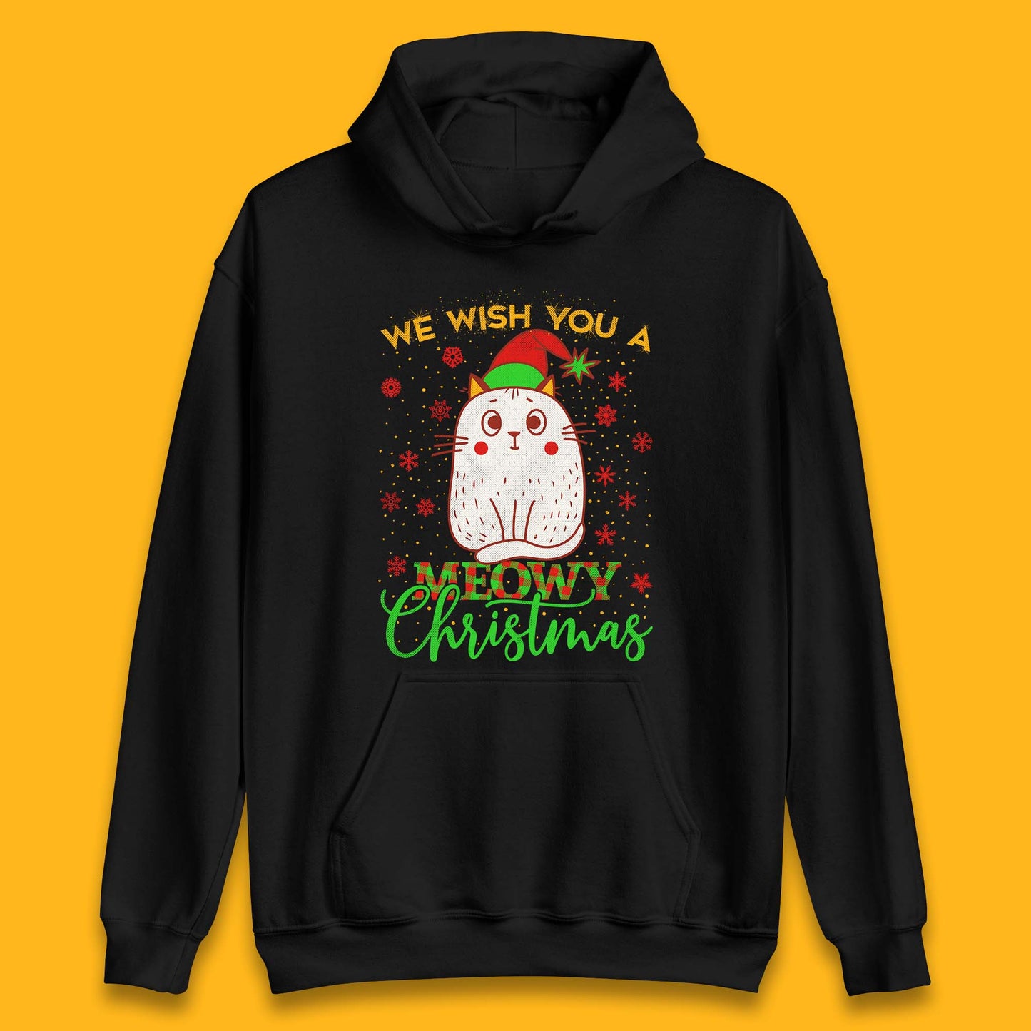 Meowy Christmas Unisex Hoodie
