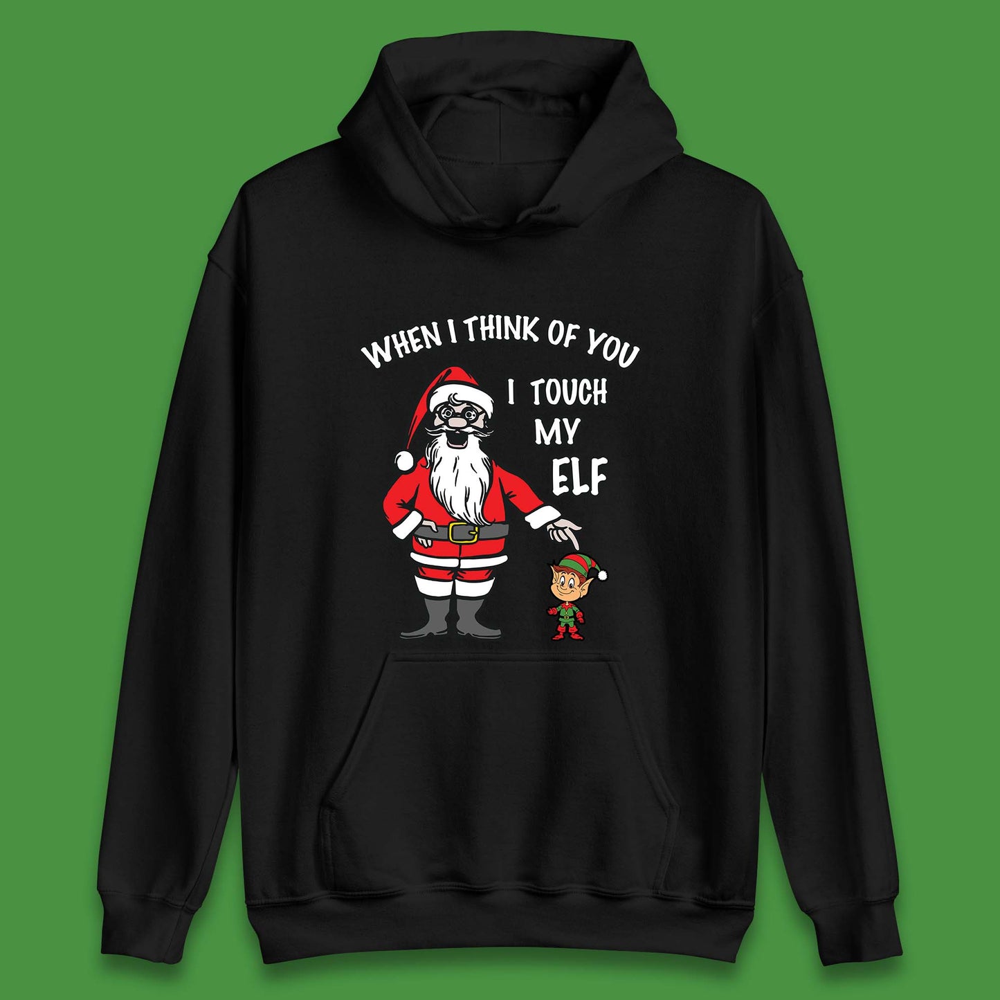 Cheeky Rude Funny Christmas Unisex Hoodie