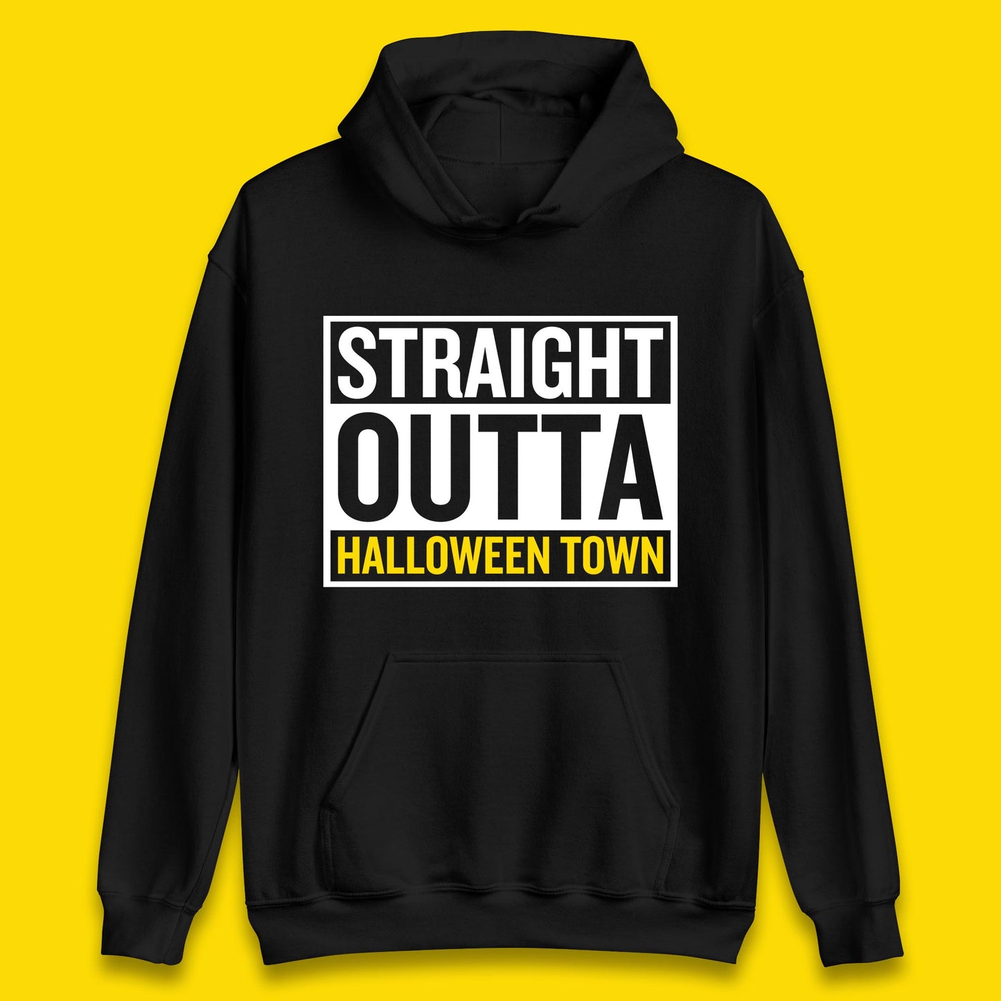 Straight Outta Halloween Town Horror Scary Spooky Season Unisex Hoodie